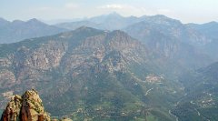 Capu d'Orto mit Blick nach Paglia Orba (Berg Zenturm) und Ota