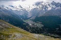 Almagelleralp_Blick_Saas_Grund_und_Saas_Fee