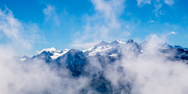 Brienzer Rothorn Blick Rosenhorn Wetterhorn Finsteraarhorn