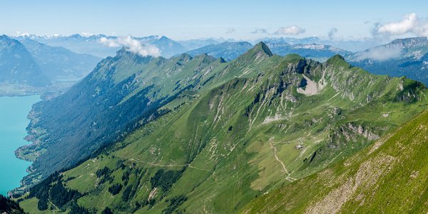 Gegend Brienzer Rothorn Blick nach Westen