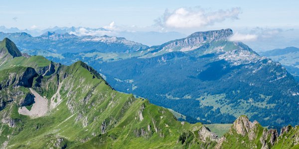 Gegend Brienzer Rothorn Blick rechts Hogant